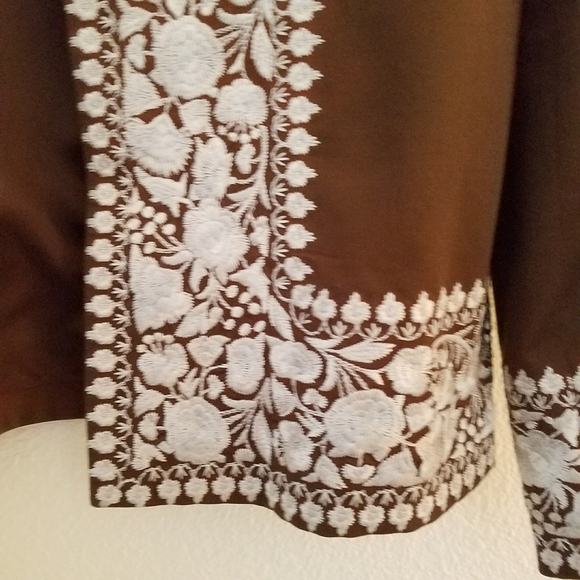 Linda Allard Ellen Tracy Embroidered Jacket - Picture 4 of 6